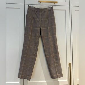 Aritzia babaton plaid work pants size 6
